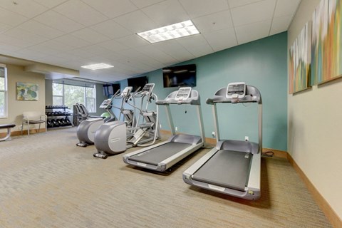 Fitness Center at The Legends at Silver Lake Village 55+ Apartments, St. Anthony, 55421